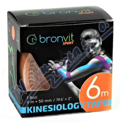 Levně BronVit Sport Kinesio Tape classic béžová 5cmx6m