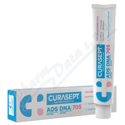 Levně CURASEPT ADS DNA 705 Gelová zubní pasta 75ml
