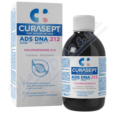 Levně CURASEPT ADS DNA 212 + PVP-VA Ústní voda 200ml