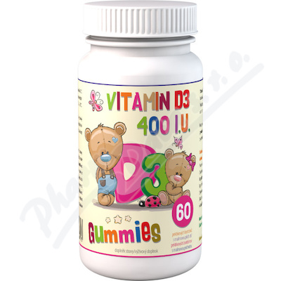 Levně D3 Gummies 60 pektinových bonbónů
