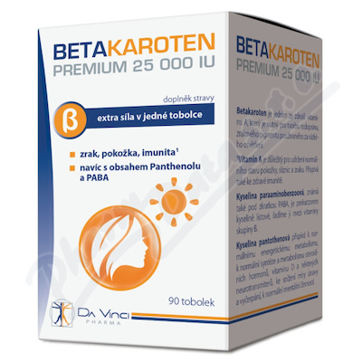 Beta karoten Premium 25 000 IU DaVinciPharma 90tob