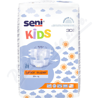 Levně Seni Kids Junior Super plenko.kalhotky 20+kg 30ks