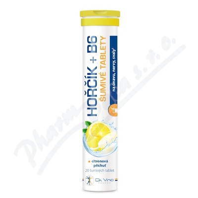 Hořčík 250mg+B6 Da Vinci Pharma citron eff.tbl.20