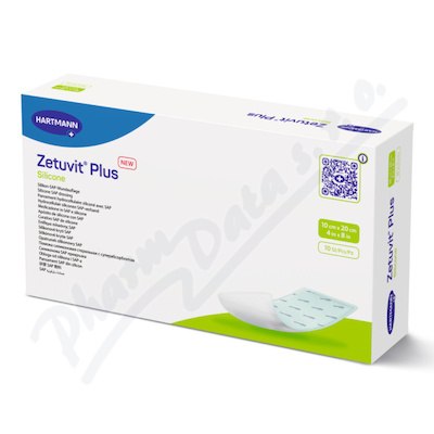 Levně Zetuvit Plus Silicone 10x20cm sil. krytí SAP 10ks