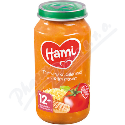Levně Hami Těstoviny se zeleninou a krůt.masem 250g 12M+