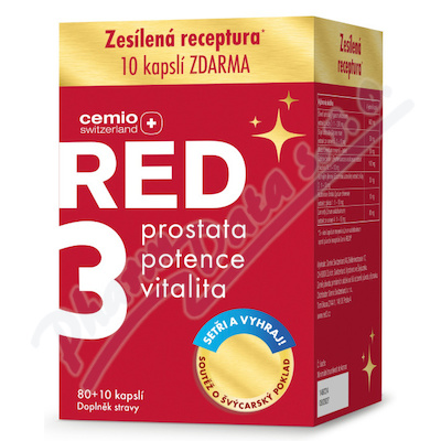Levně Cemio RED3 cps.80+10 dárek