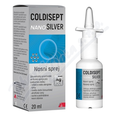 Levně Coldisept nanoSilver nosní sprej 20ml