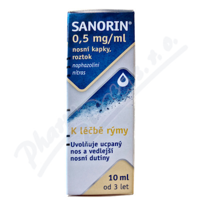 Levně Sanorin 0.5mg/ml nas.gtt.sol.1x10ml