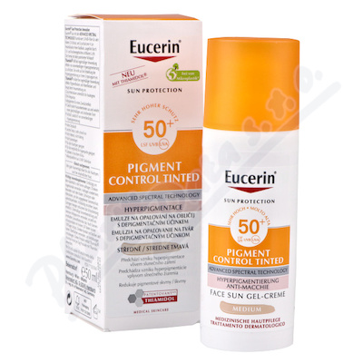 Levně EUCERIN SUN PigmentControlTinted SPF50+ tmavá 50ml