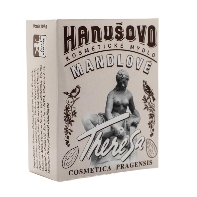 Levně Hanušovo kosmetické mýdlo MANDLOVÉ 100g