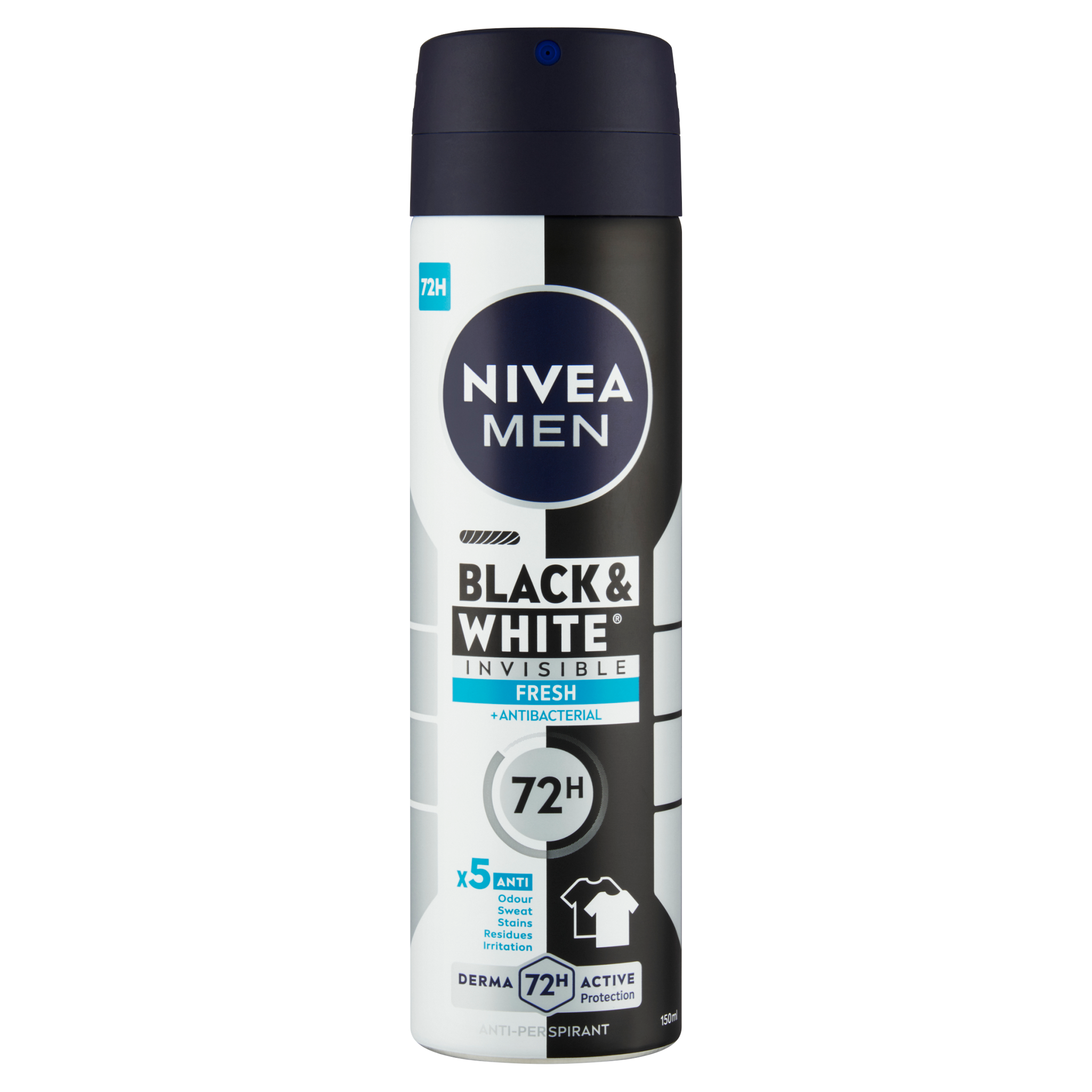 Levně NIVEA MEN AP sprej B&W Fresh 150ml