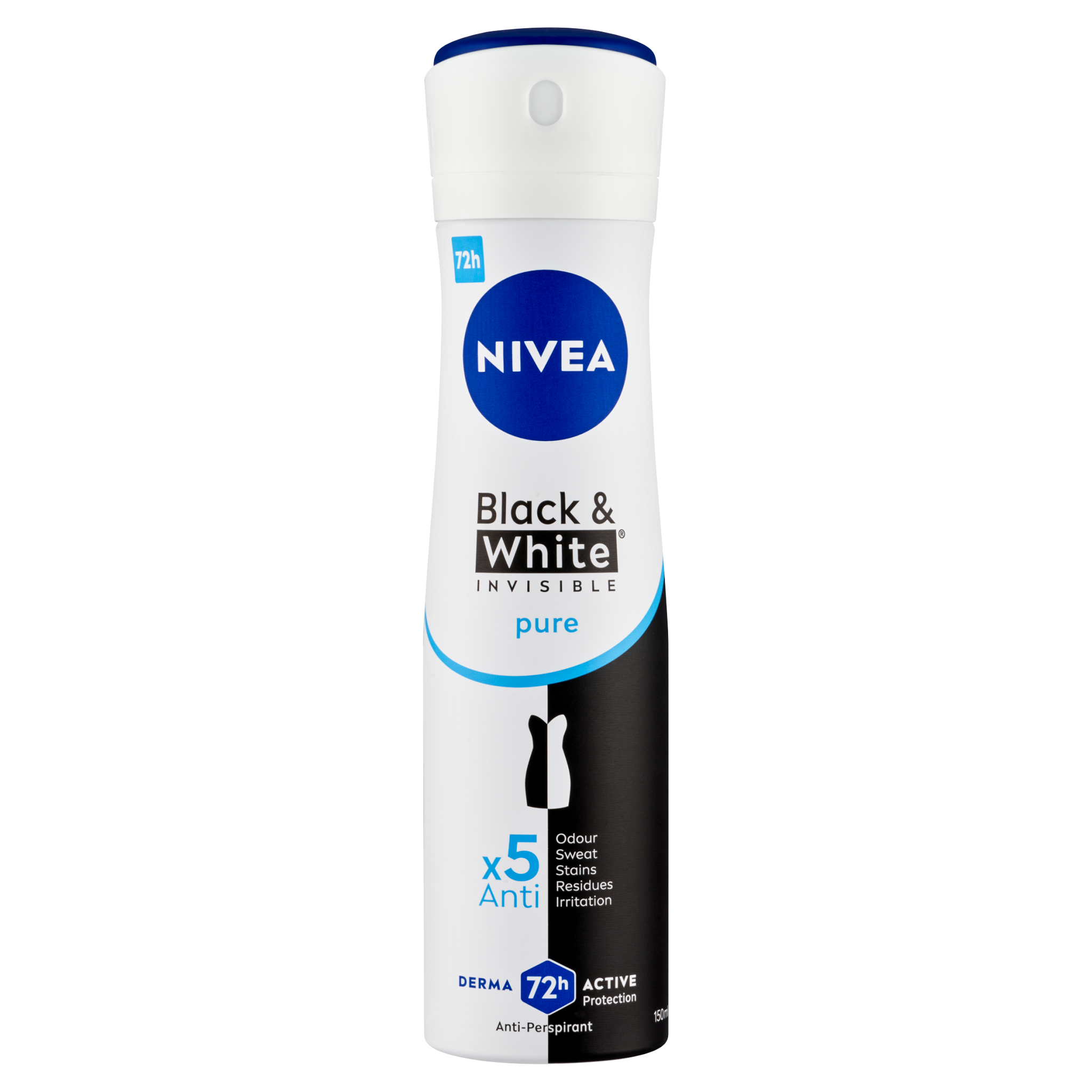 Levně NIVEA Black&White Pure AP sprej 150ml