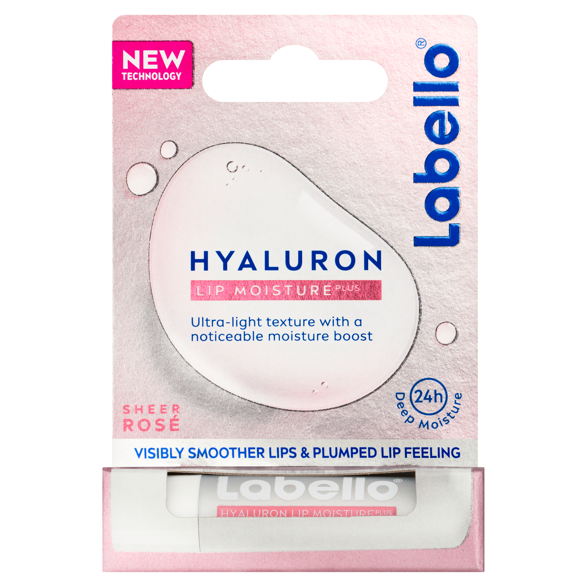 Levně Labello Hyaluron Rose balzám na rty 5.2g