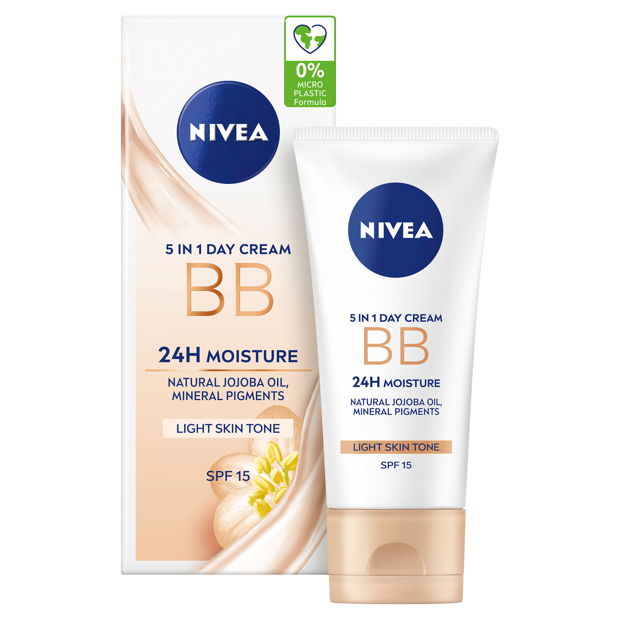 Levně Nivea Zkrášlující hydratační BB krém 5v1 světlý 50ml