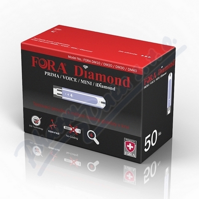 Levně Testovací proužky ke glukometrům Diamond 50ks
