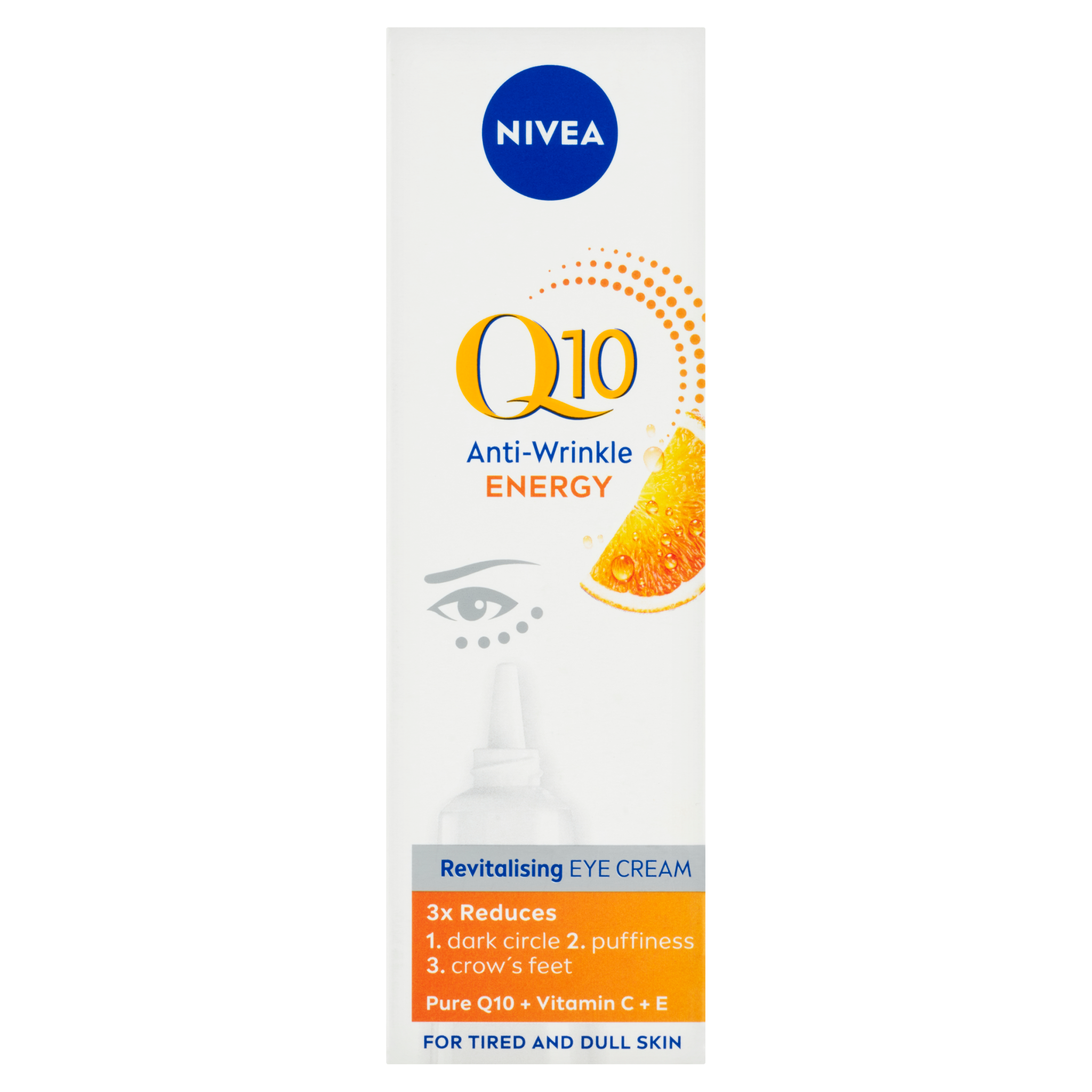 Levně NIVEA oční krém proti vráskám Q10 plus C 15ml