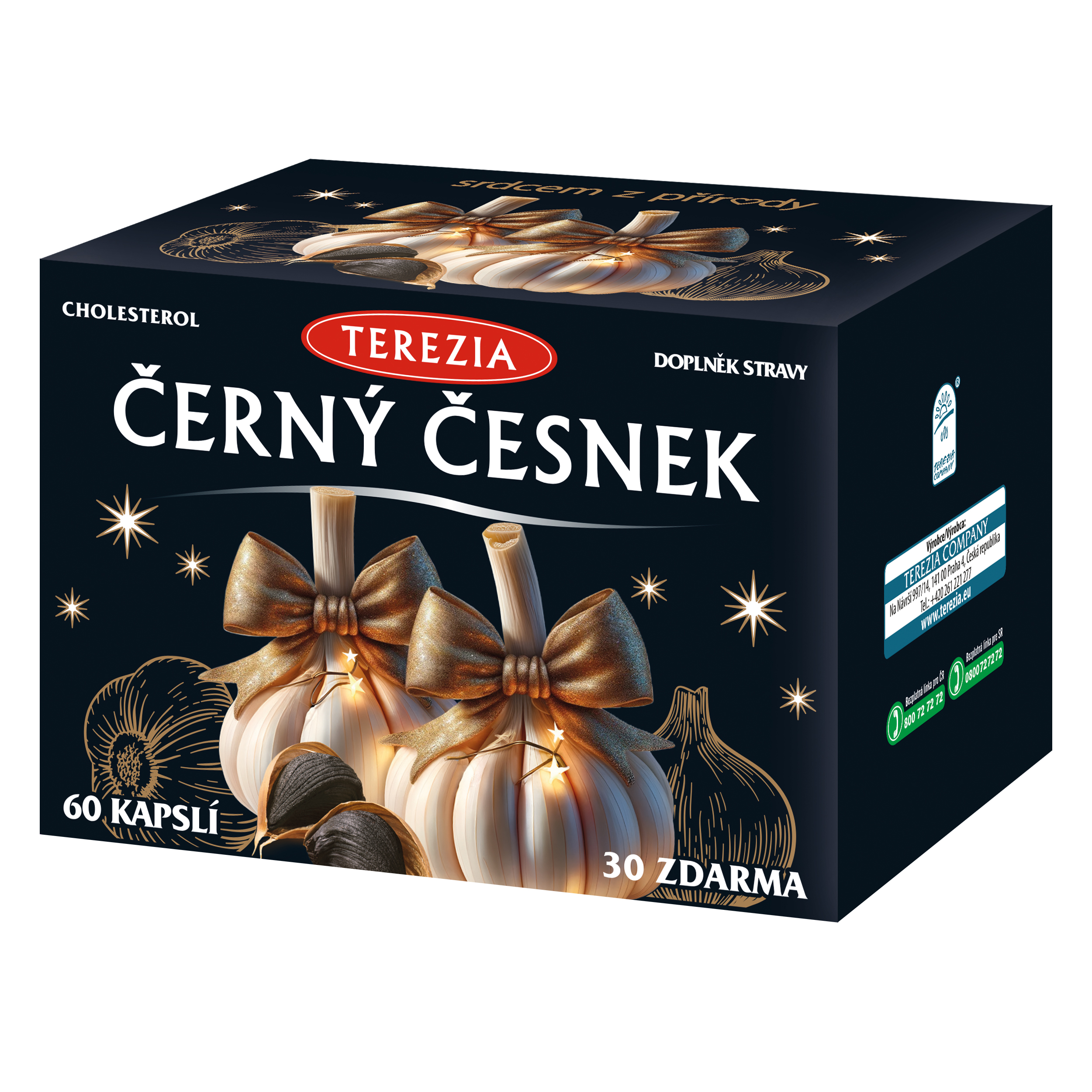 Levně TEREZIA Černý česnek cps.60+30 vánoce 2024