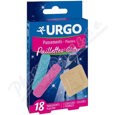 Levně URGO GLITTER třpytivé dětské náplasti 18ks
