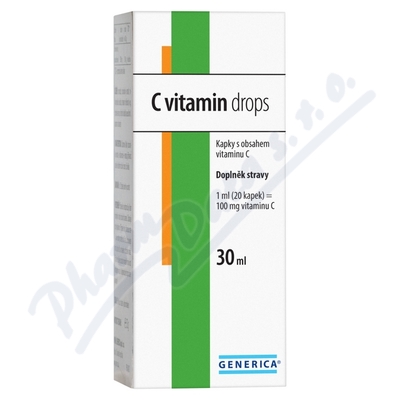 Levně C vitamin drops Generica 30ml