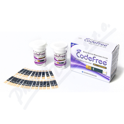 Levně Testovací proužky pro SD Codefree 2x25ks