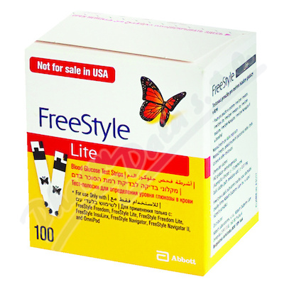 Levně FreeStyle Lite diagnostické proužky 100ks