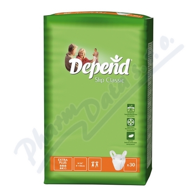 Levně Depend Slip Classic Extra Plus inkont.kalh. 30ks