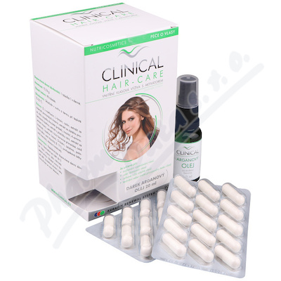 Levně Clinical Hair-Care tob.90+argan.olej20ml 3měs.kúra