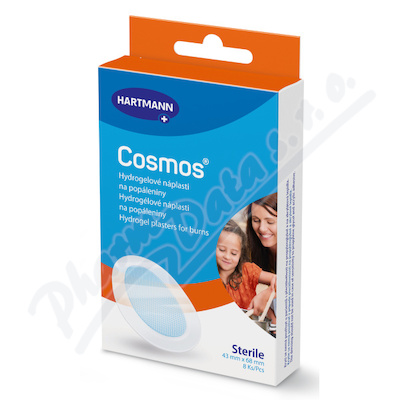 Levně Cosmos náplasti na popáleniny 68x43mm 8ks