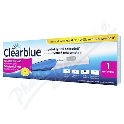 Levně Clearblue digit.těhot.test s ukazatelem týdnů 1ks
