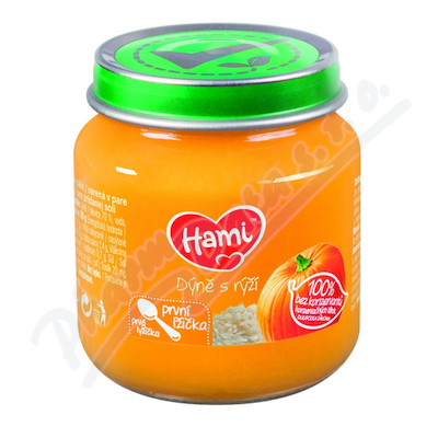 Levně Hami příkrm Dýně s rýží 125g