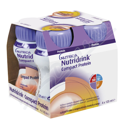 Levně Nutridrink Compact Protein př.brosk/mango 4x125ml