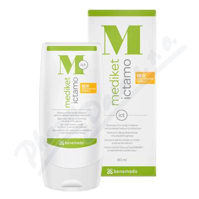 Levně Mediket Ictamo šampon mastné lupy a seborea 80ml