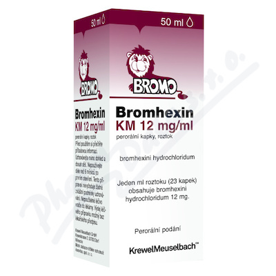 Levně Bromhexin KM 12mg/ml por.gtt.sol.50ml