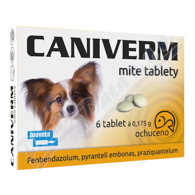 Levně Caniverm mite tbl.6x0.175g a.u.v.