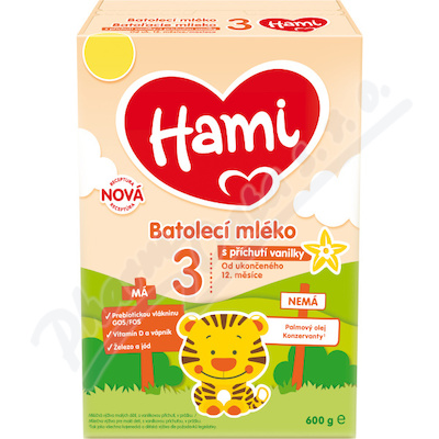 Levně Hami 3 s příchutí vanilky 600g