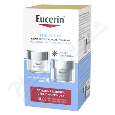 Levně EUCERIN Q10 ACTIVE denní+noční krém 2x50ml 2023
