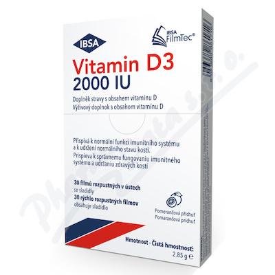 Levně IBSA Vit.D3 2000IU 30 filmů dispergovatel.v ústech