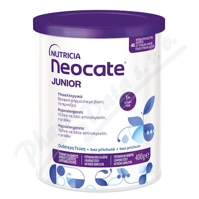 Levně Neocate Junior bez příchutě por.plv.sol. 2x400g