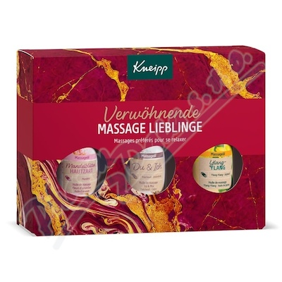 Levně Kneipp Dárková sada Masážní oleje 3x20ml