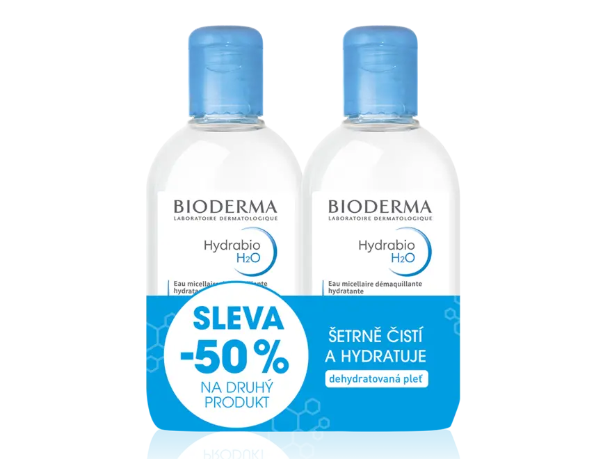 Levně BIODERMA Hydrabio H2O 250ml 1+1 Festival