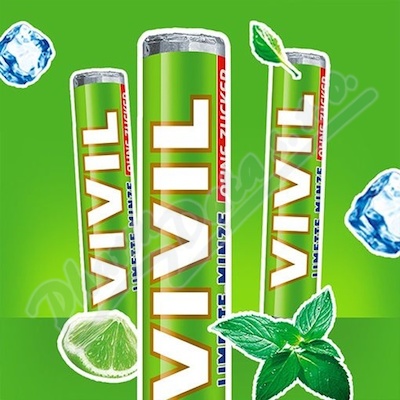 Levně Vivil Limetka a menthol bez cukru 28g