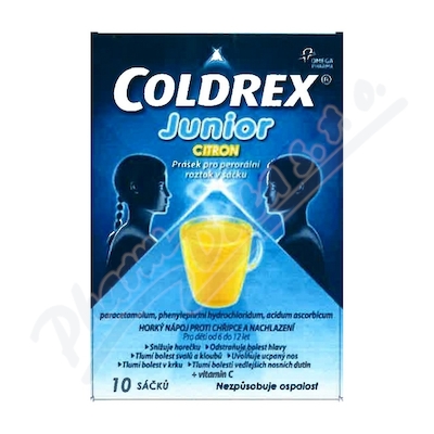 Levně Coldrex Junior citron por.plv.sol.scc.10