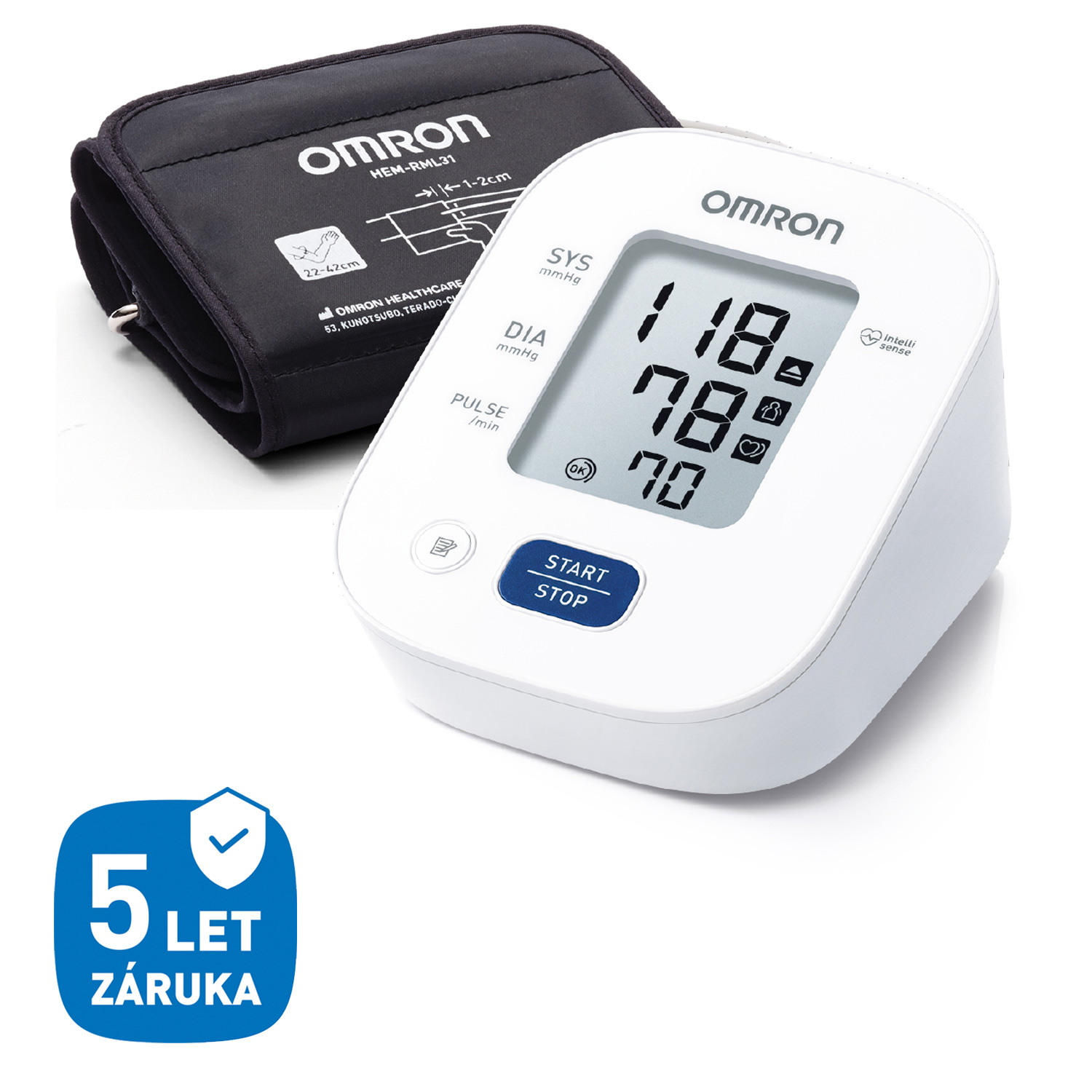 Levně Tonometr digitální OMRON M2+ pažní
