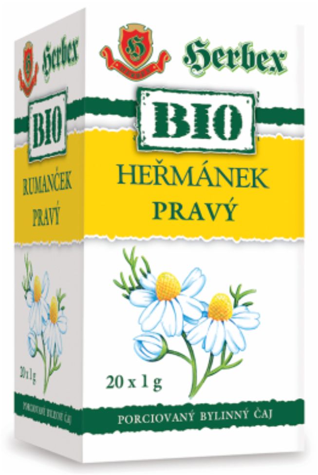 Levně HERBEX BIO Tea Heřmánek pravý n.s.20x1g