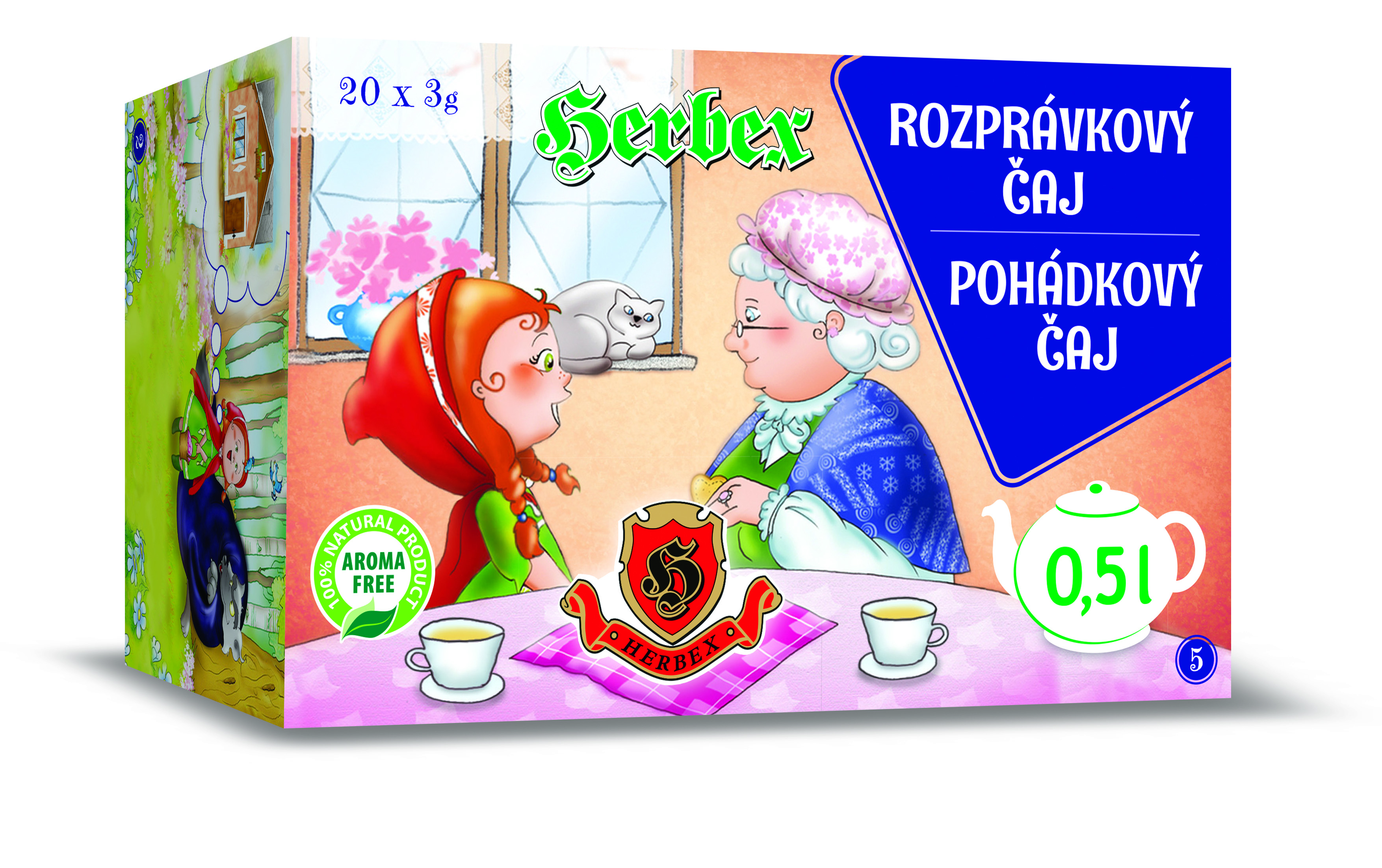 Levně HERBEX Dětský čaj pohádkový n.s.20x3g
