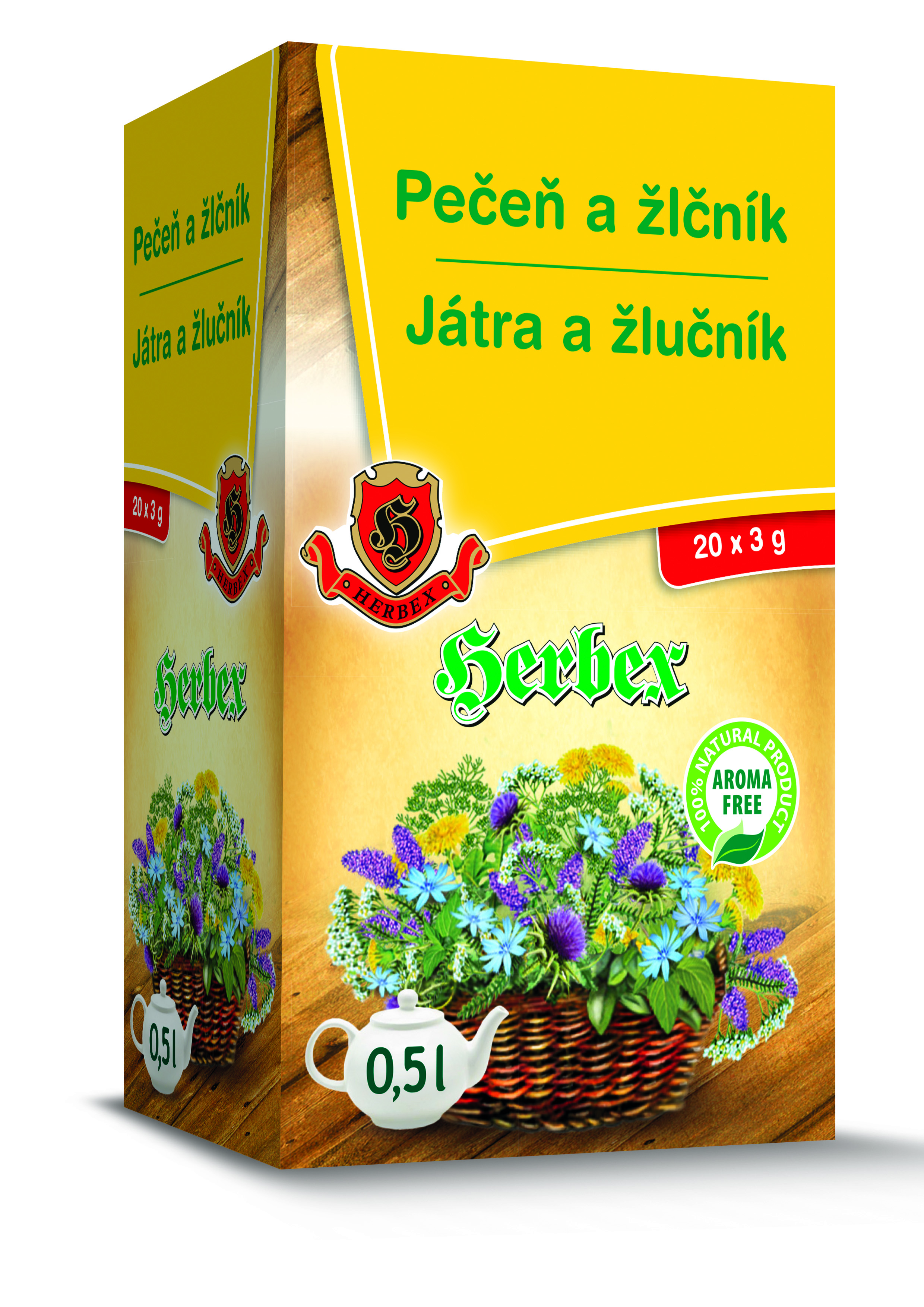 Levně HERBEX Játra a žlučník n.s.20x3g