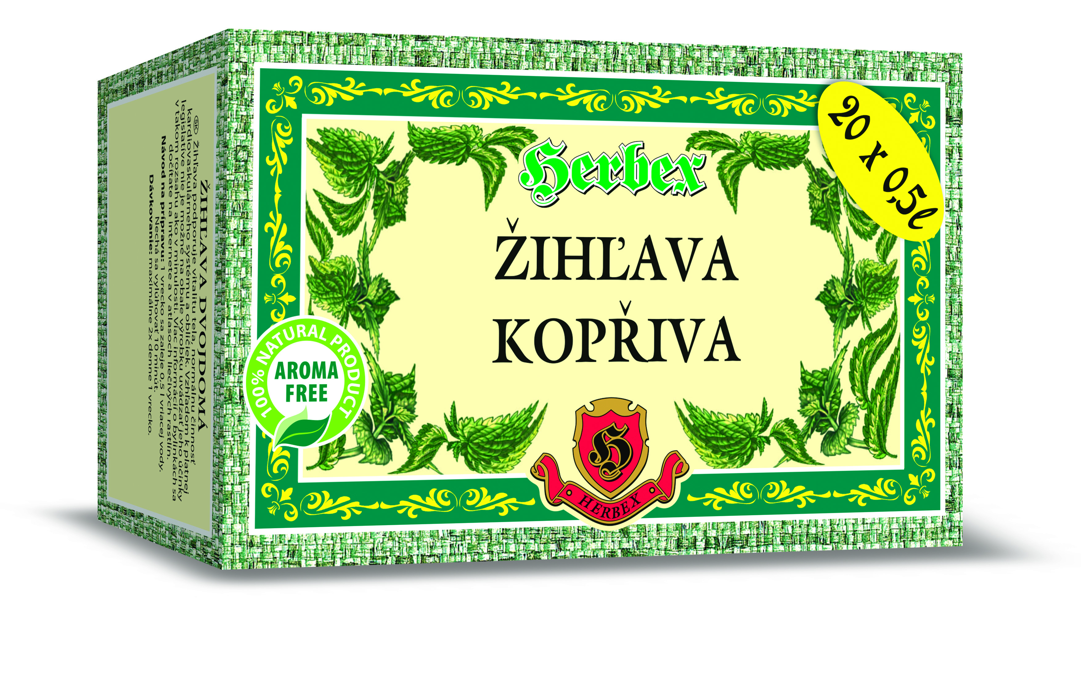 Levně HERBEX Kopřiva dvoudomá n.s.20x3g