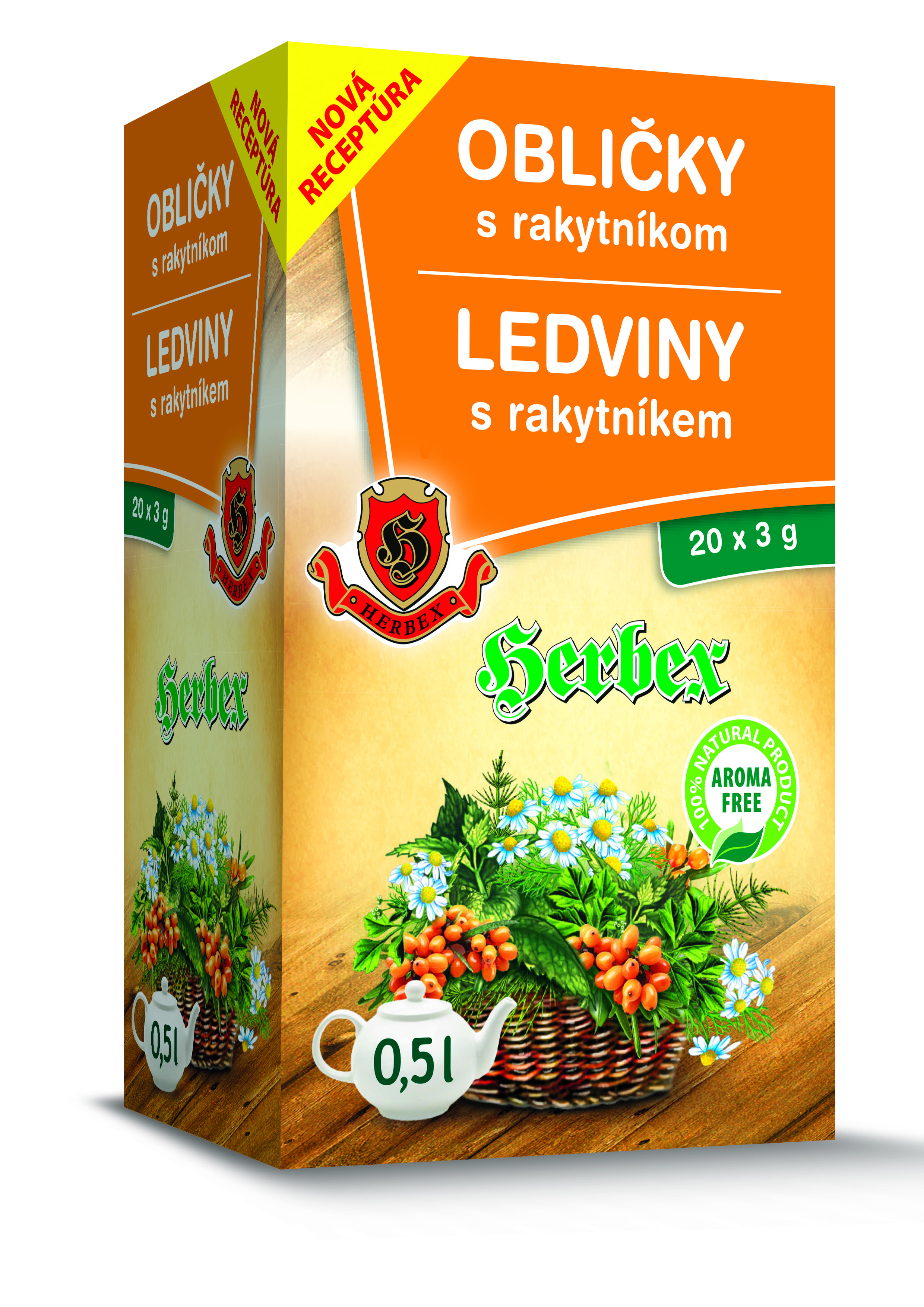 Levně HERBEX Ledviny s rakytníkem n.s.20x3g