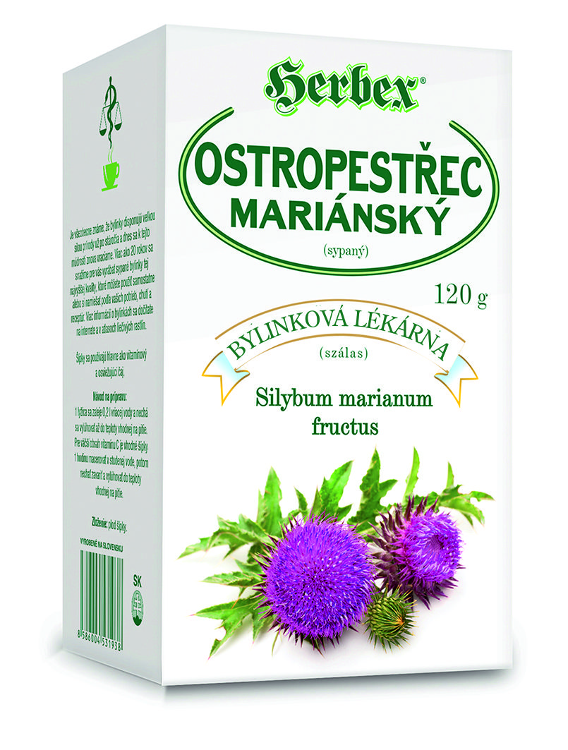 Levně HERBEX Ostropestřec mariánský čaj sypaný 120g