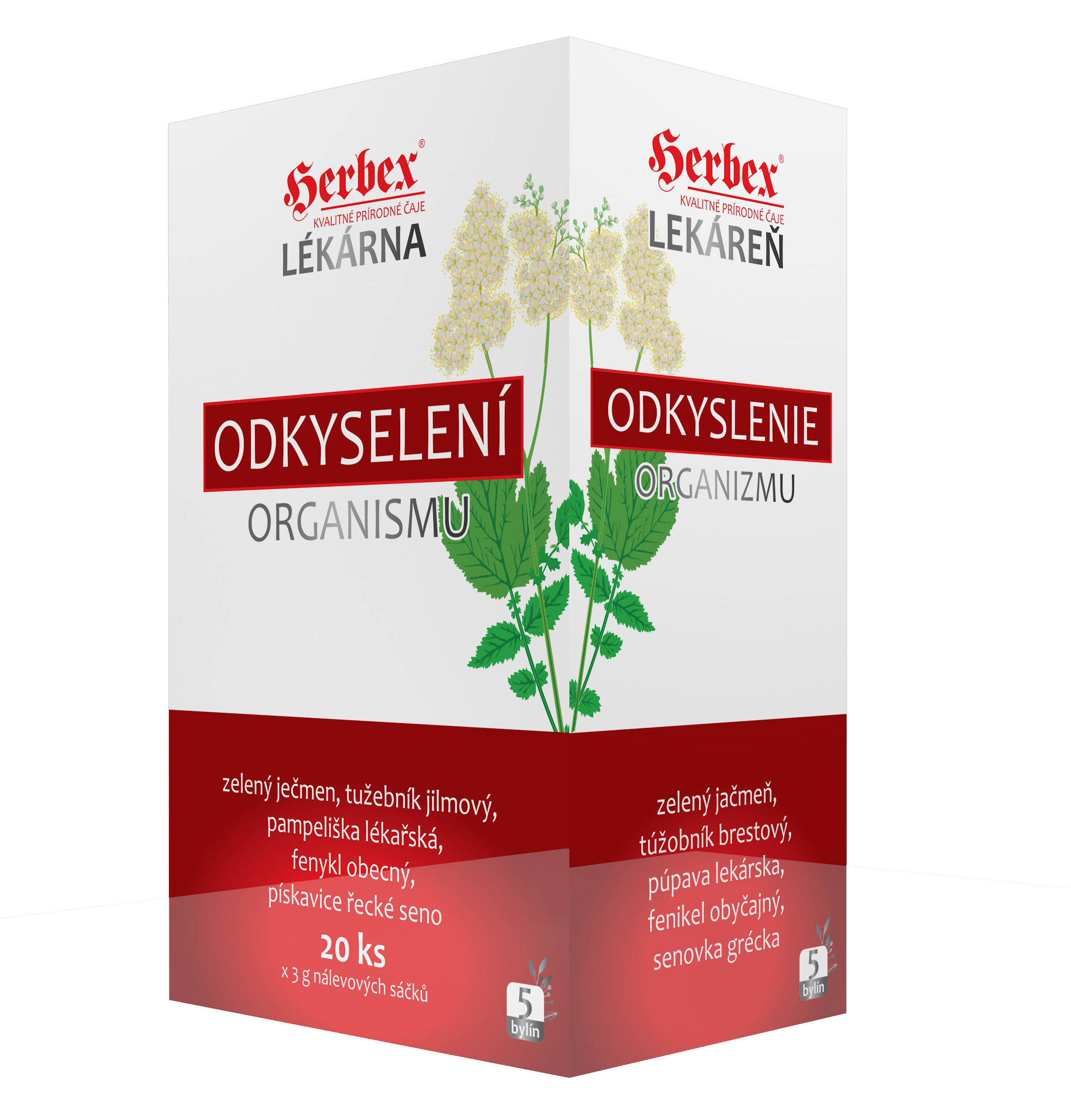 Levně HERBEX lékárna Odkyselení organismu n.s.20x3g